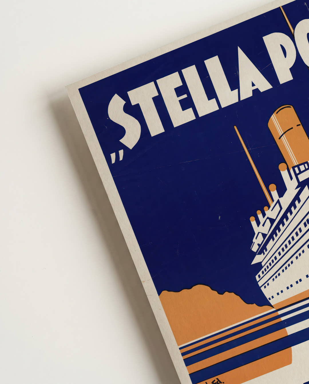 Vintage Kreuzfahrt Poster mit Stella Polaris – Stella Polaris