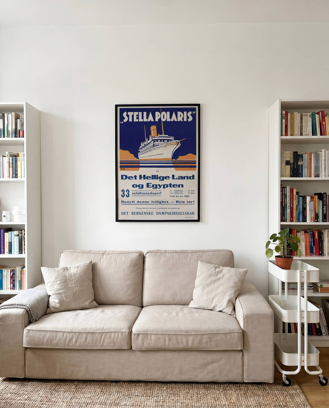 Vintage Kreuzfahrt Poster mit Stella Polaris – Stella Polaris