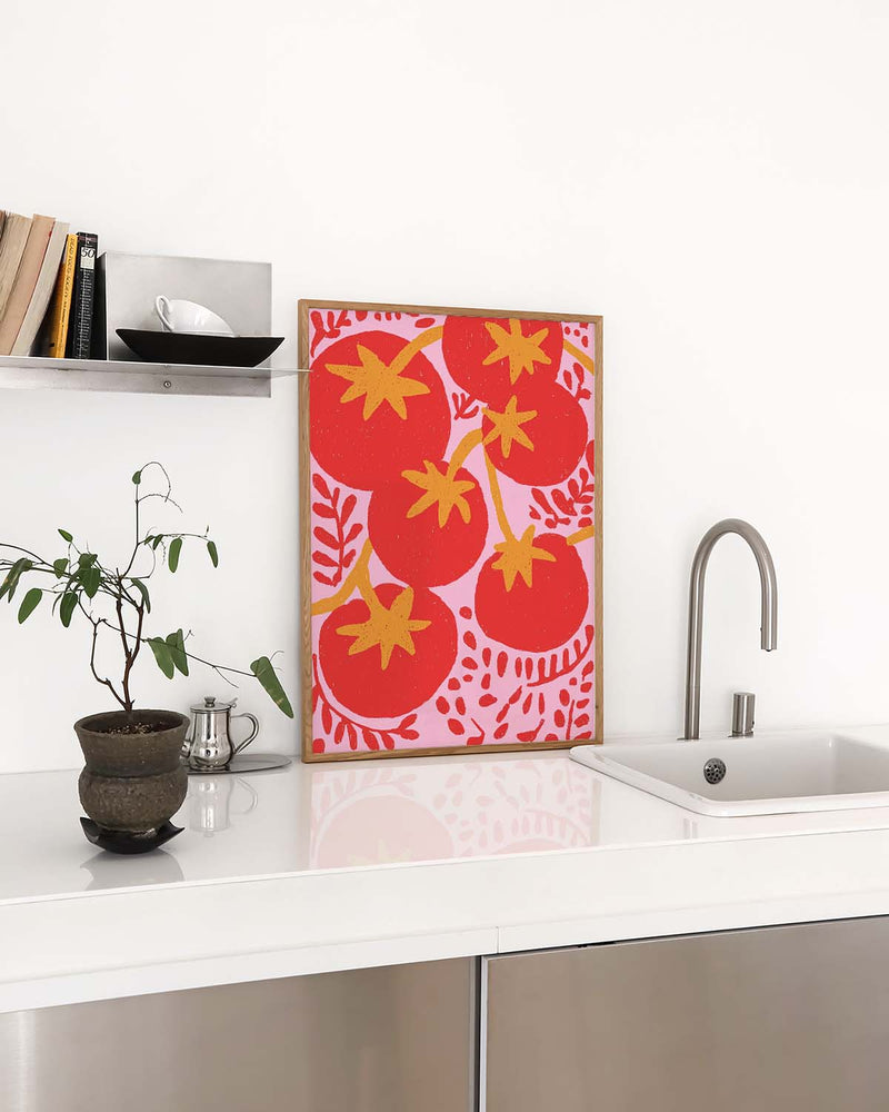 Tomaten Poster modern – Summer Tomatoes