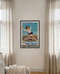Vintage USA Ski Poster – Sun Valley Skating