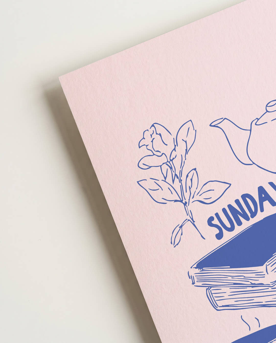 Typografie Poster modern Küche – Sunday Plans