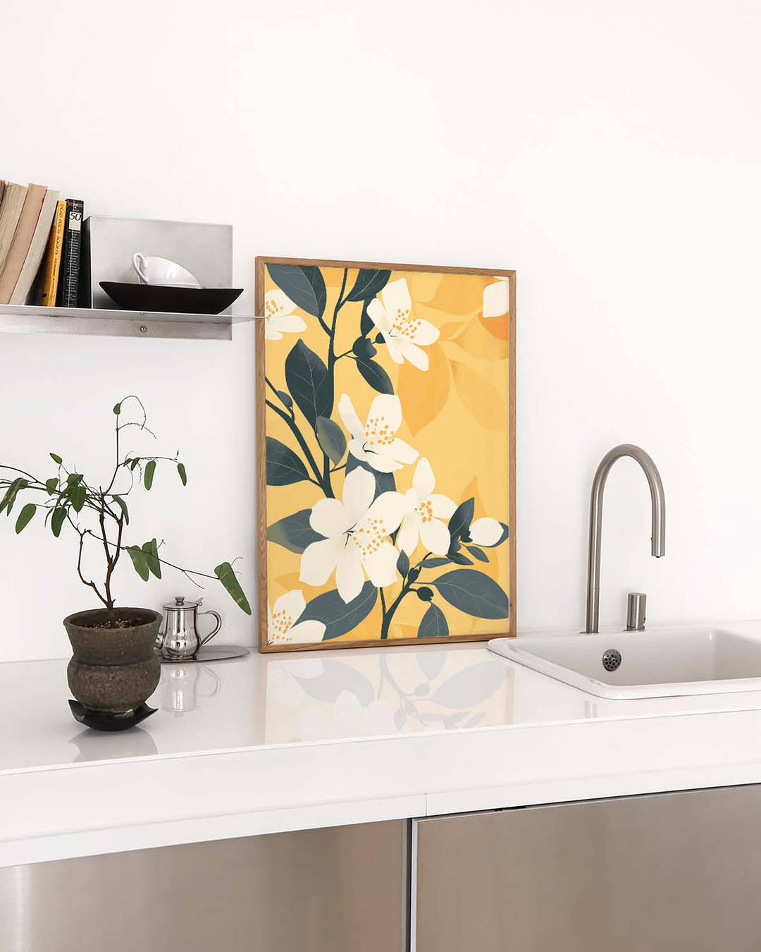 Florales Sommer Poster modern – Sunlit Blooms