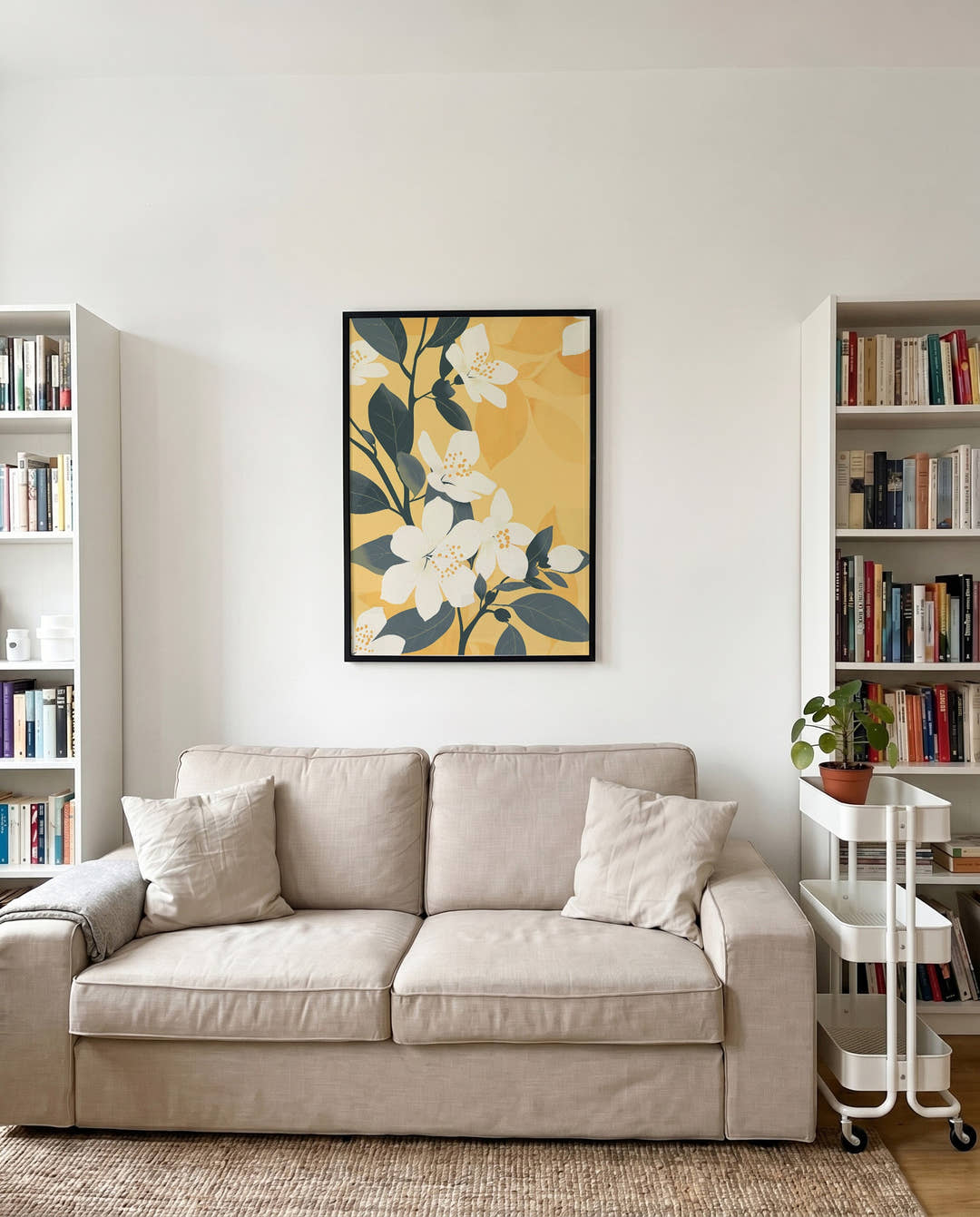 Florales Sommer Poster modern – Sunlit Blooms