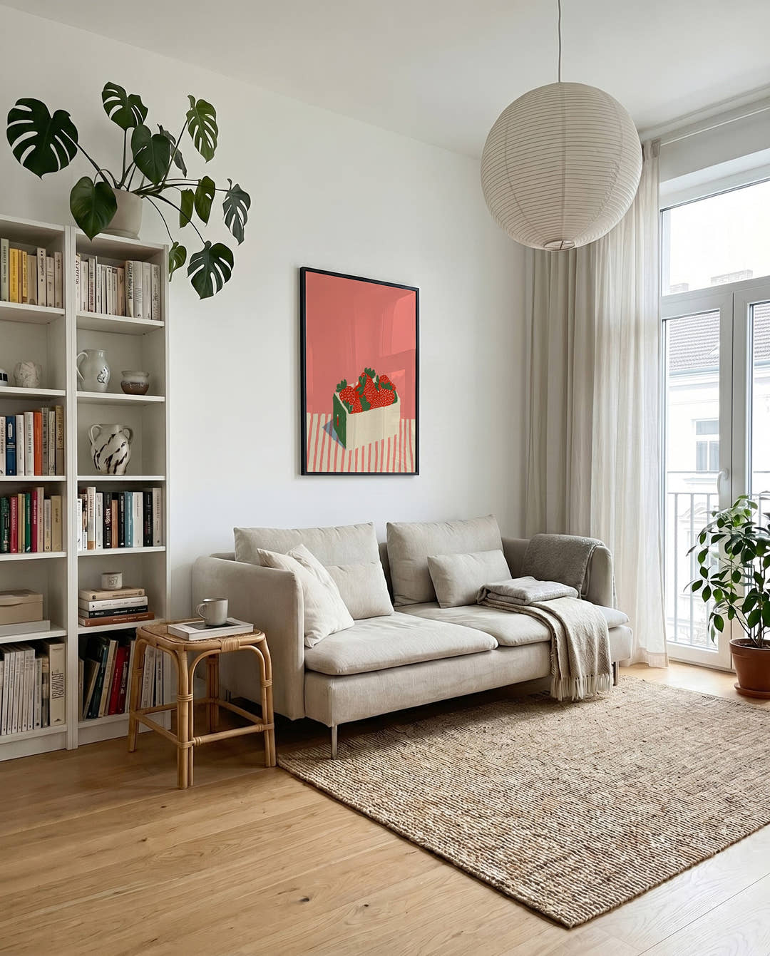 Erdbeer Poster modern – Sweet Strawberries