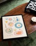 Stillleben Poster modern – Tabletop Delight