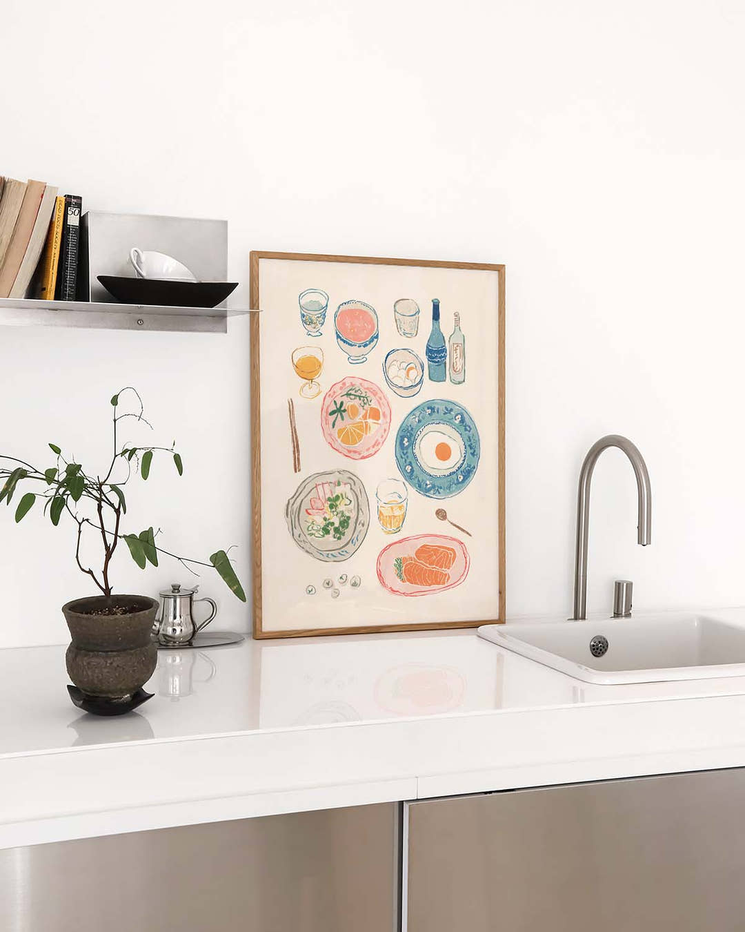 Stillleben Poster modern – Tabletop Delight