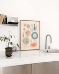 Stillleben Poster modern – Tabletop Delight