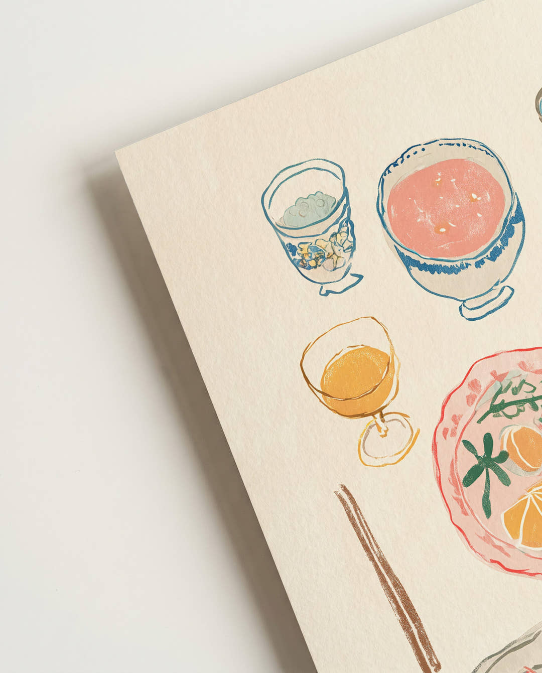 Stillleben Poster modern – Tabletop Delight