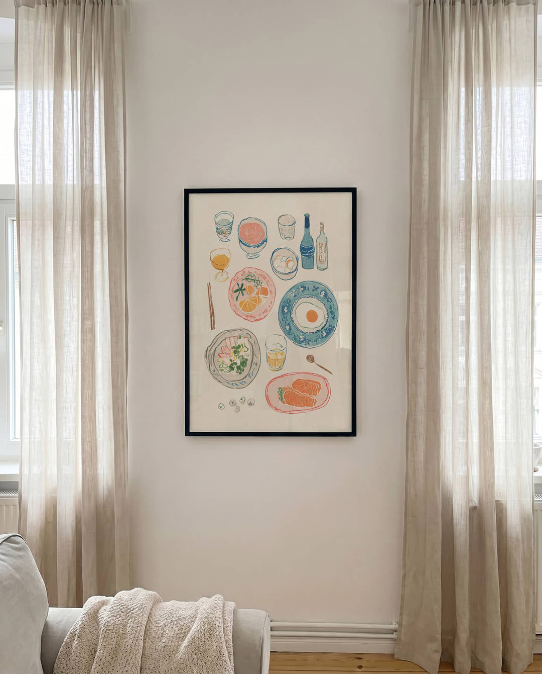 Stillleben Poster modern – Tabletop Delight