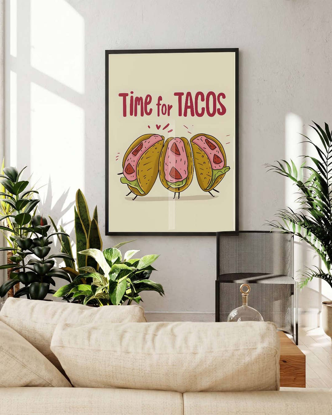 Taco Poster modern Küche – Taco Night