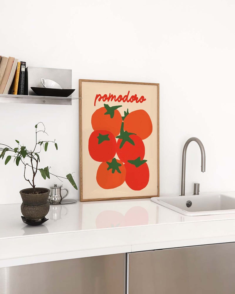 Tomaten Poster minimalistisch – Tomato Season