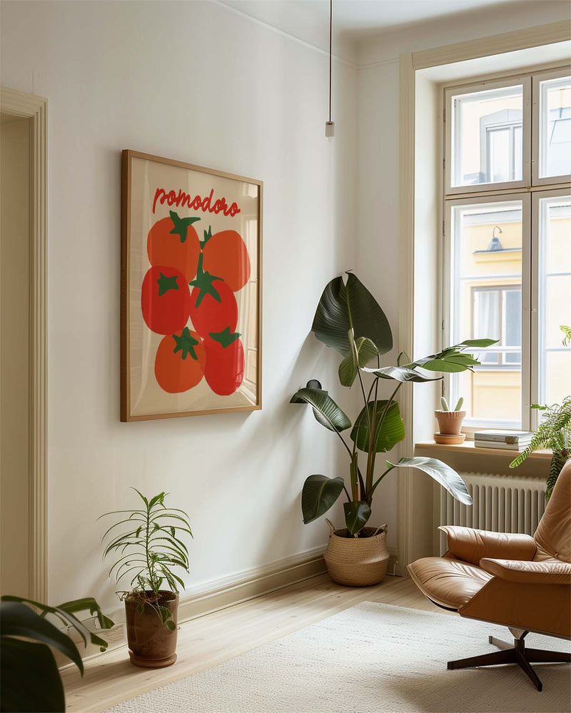 Tomaten Poster minimalistisch – Tomato Season