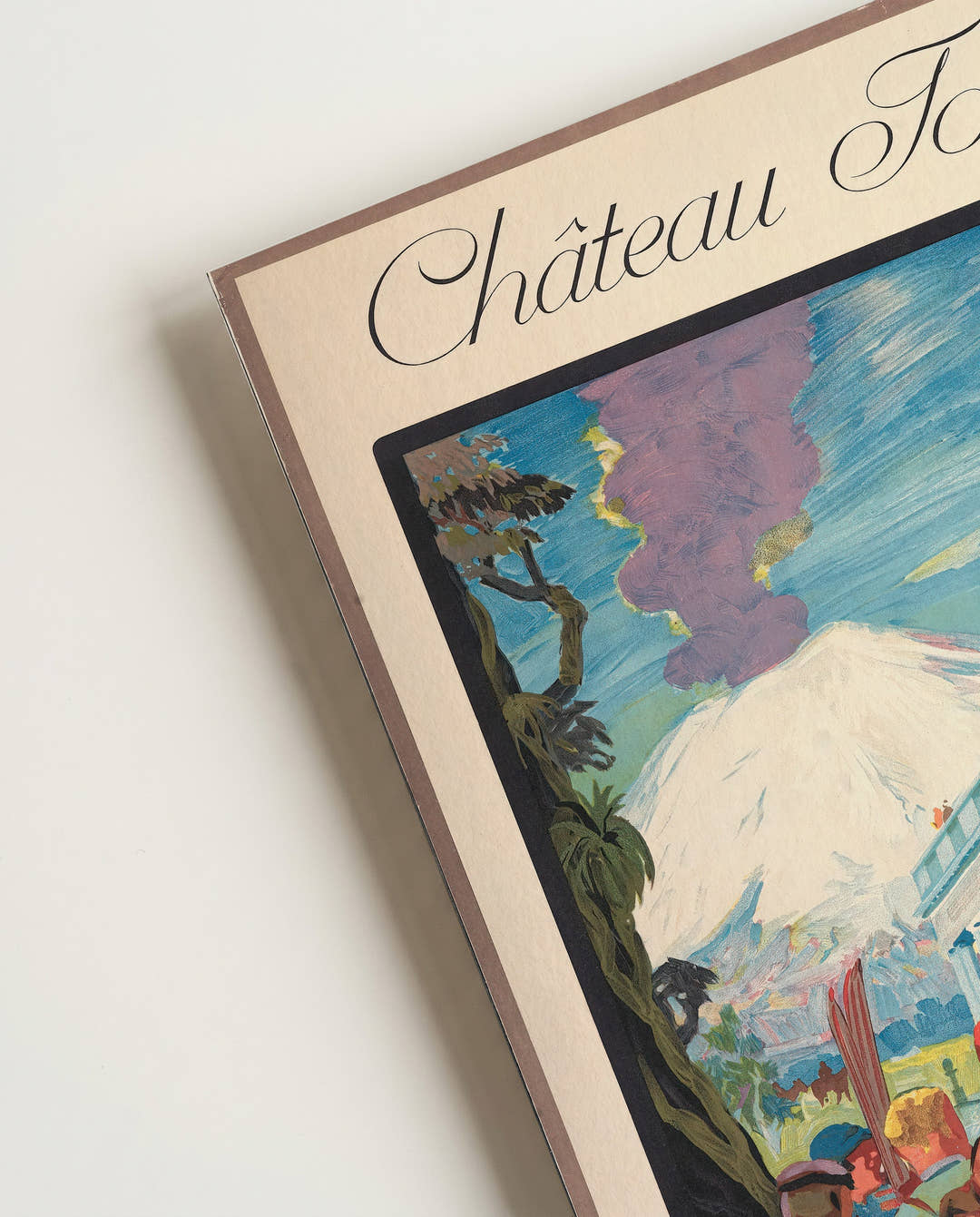 Vintage Neuseeland Nationalpark Poster – Château Tongariro