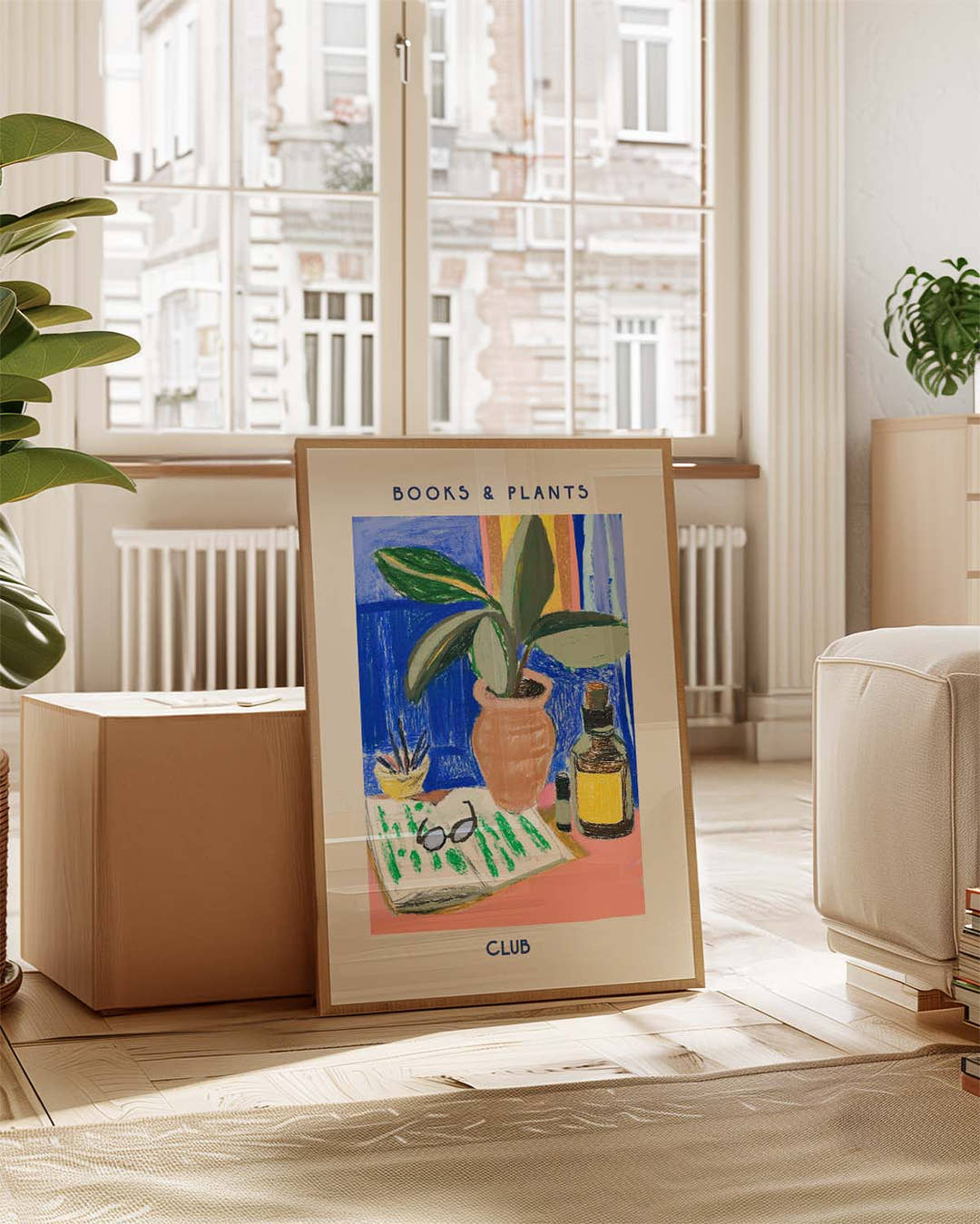 Tropisches Raum Poster modern – Tropical Room