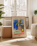 Tropisches Raum Poster modern – Tropical Room