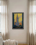 Vintage Cleveland USA Poster – Union Terminal Cleveland