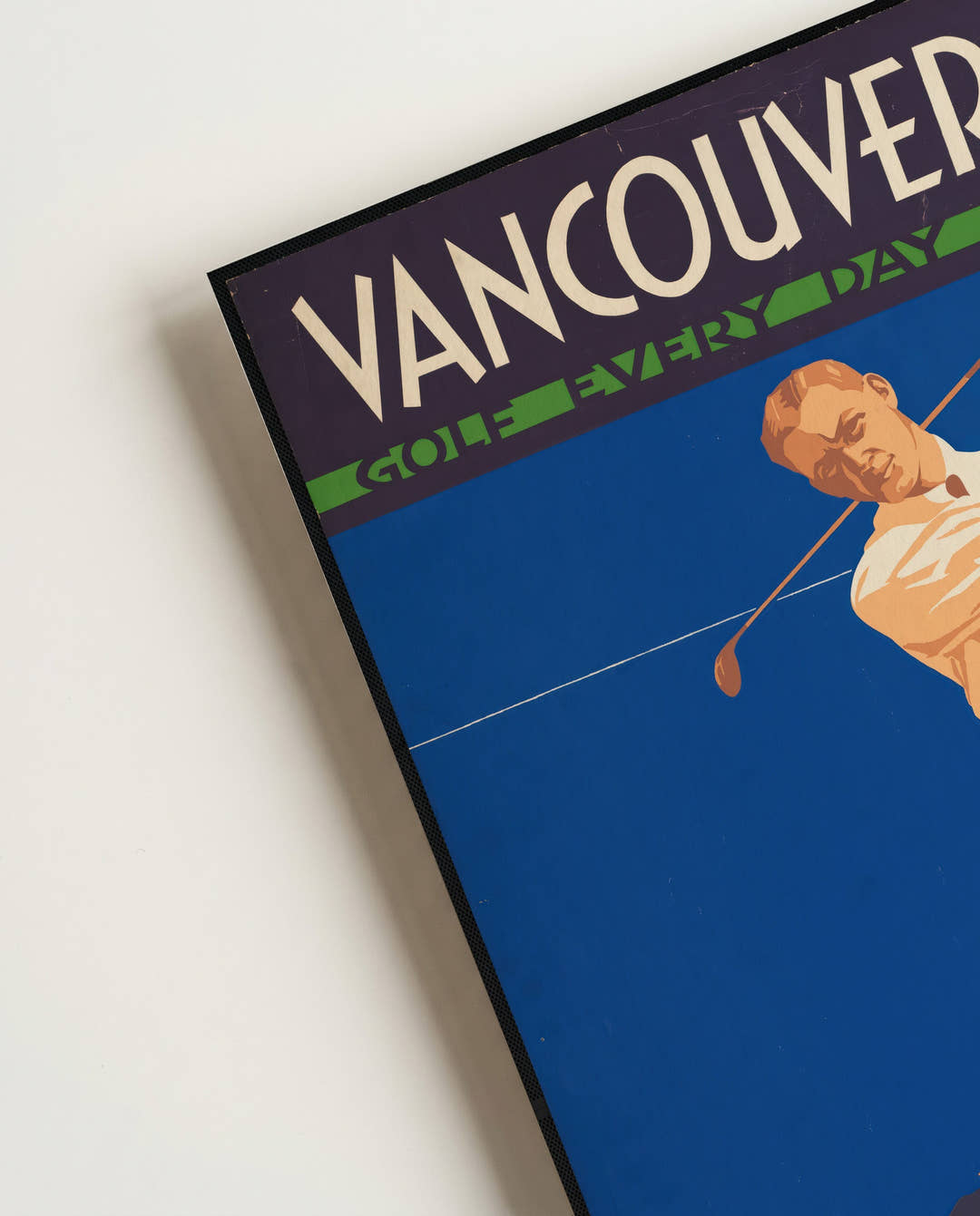 Vintage Golf Reiseplakat Kanada Poster – Vancouver Island Golf