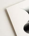 Abstraktes Linien Poster modern – Visual Depth