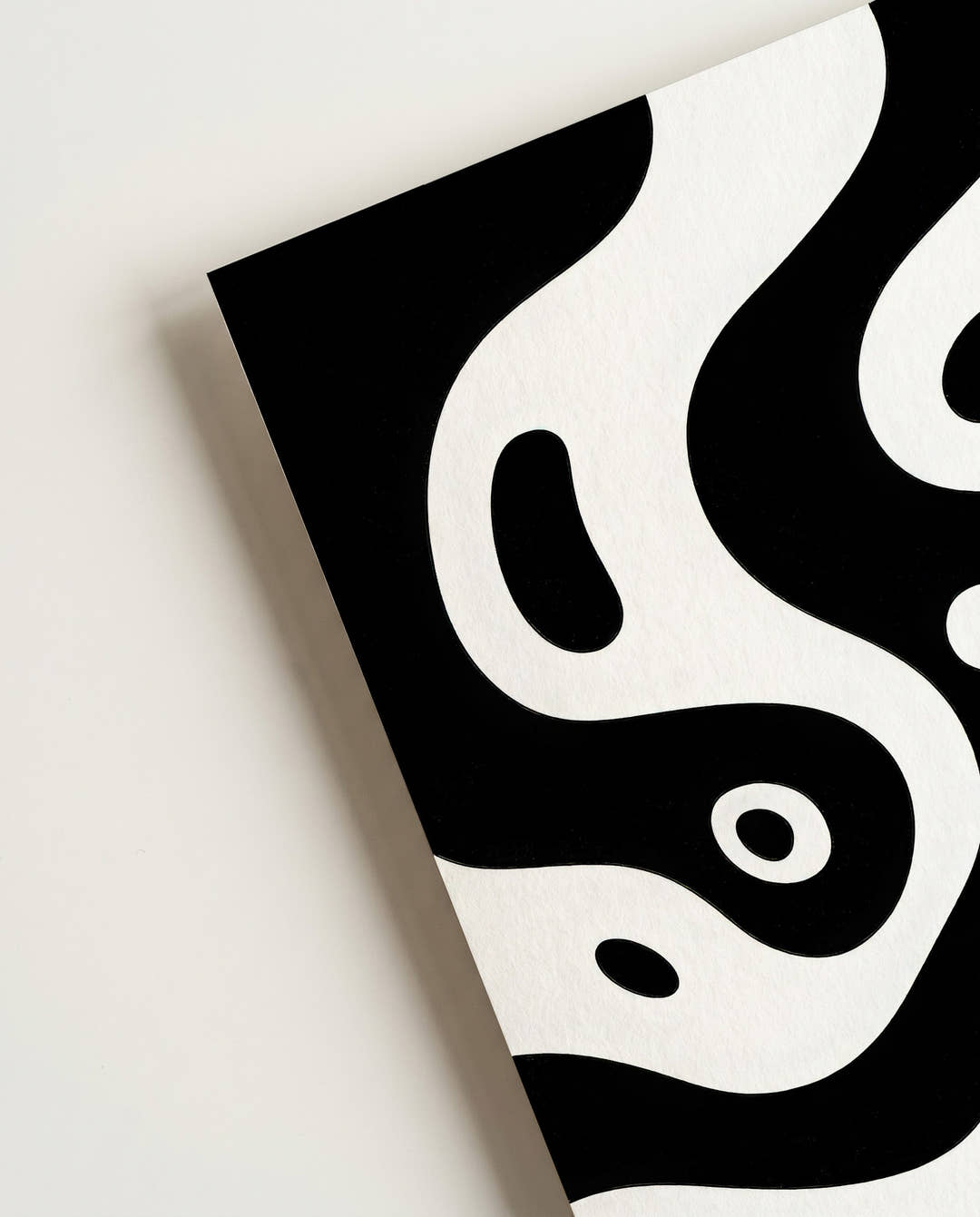 Organisches Muster Poster modern – Visual Echo