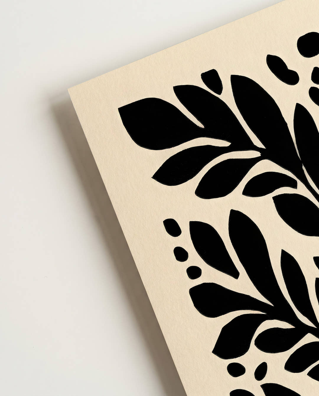 Organisches Blatt Poster modern – Visual Pause