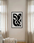 Dynamisches Linien Poster modern – Visual Tension