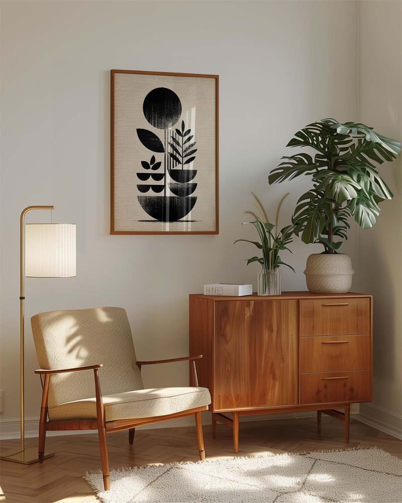 Minimalistisches Formen Poster modern – Void Signal