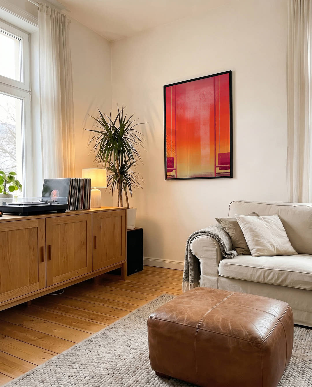 Waiting | Abstraktes Architektur-Poster