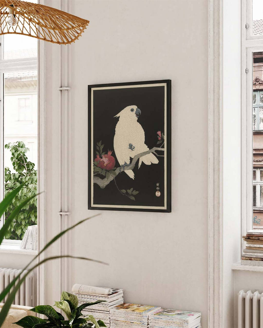 Vogel Poster Nacht modern – White Bird Night