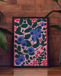 Florales Muster Poster modern – Wild Pattern