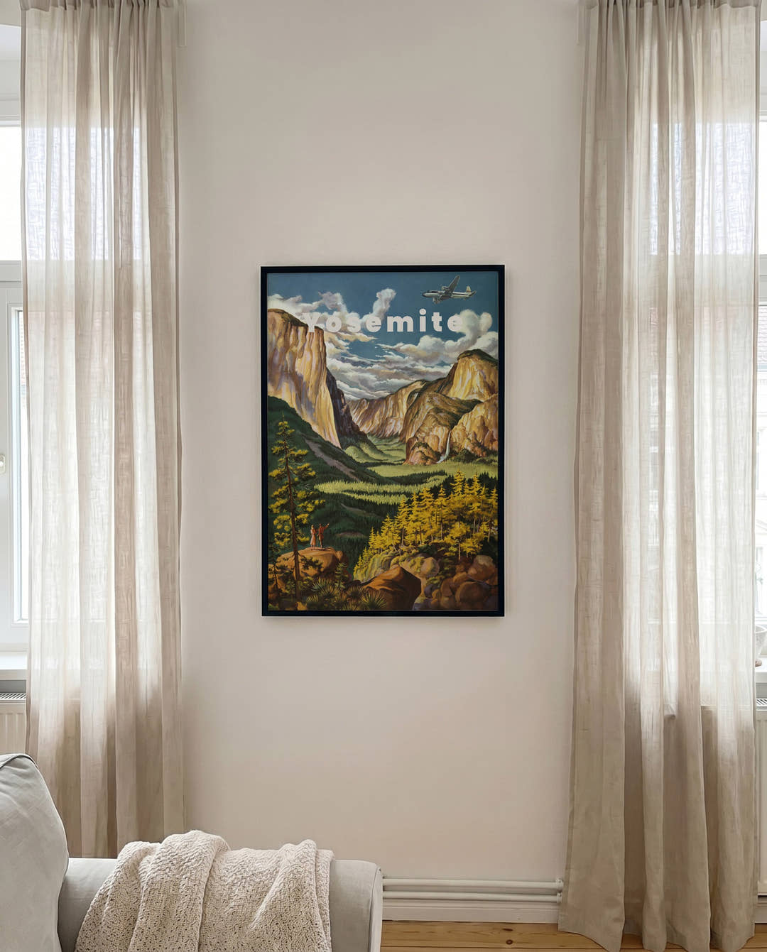 Vintage Yosemite Poster – Yosemite Valley
