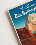 Vintage Zion Nationalpark Poster – Zion Utah