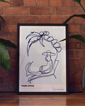 LB – Homeoffice | Line Art Poster