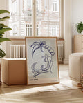 LB – Homeoffice | Line Art Poster
