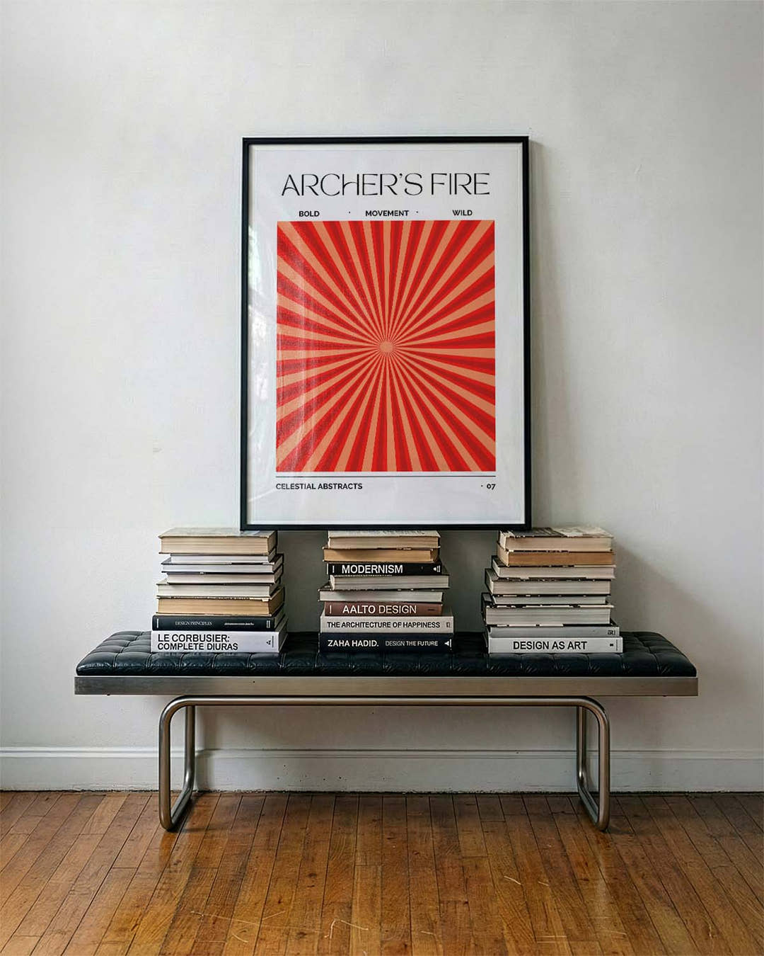 Archer’s Fire | Abstract Art Poster
