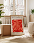 Archer’s Fire | Abstract Art Poster