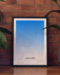 Azure | Minimalist Art Poster