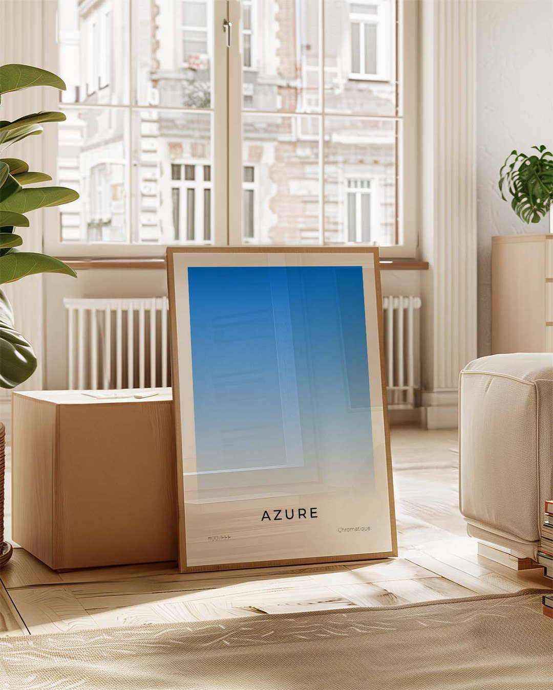 Azure | Minimalist Art Poster
