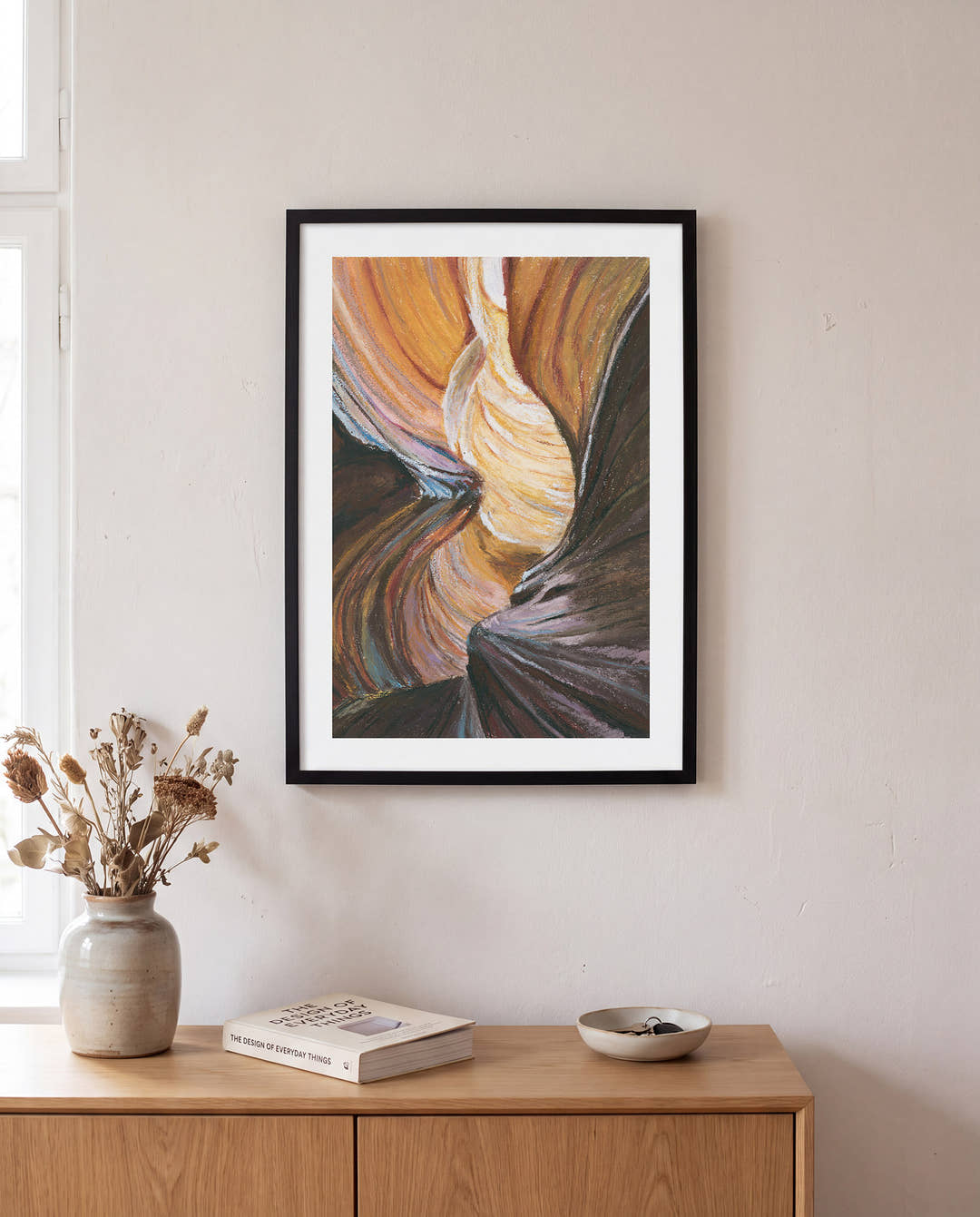 Canyon | Abstraktes Pastell Poster