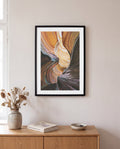Canyon | Abstraktes Pastell Poster