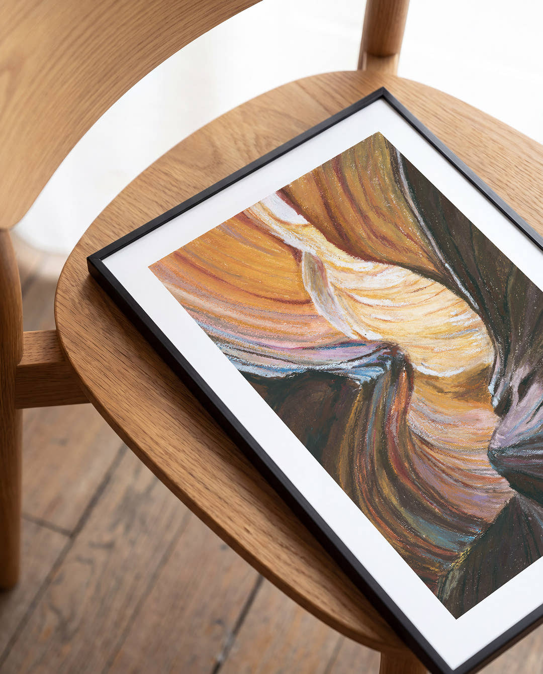 Canyon | Abstraktes Pastell Poster