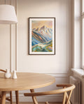 Alpenblick | Pastell Berg Poster