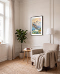 Alpenblick | Pastell Berg Poster