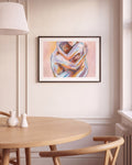 Embrace | Pastell Figuren Poster