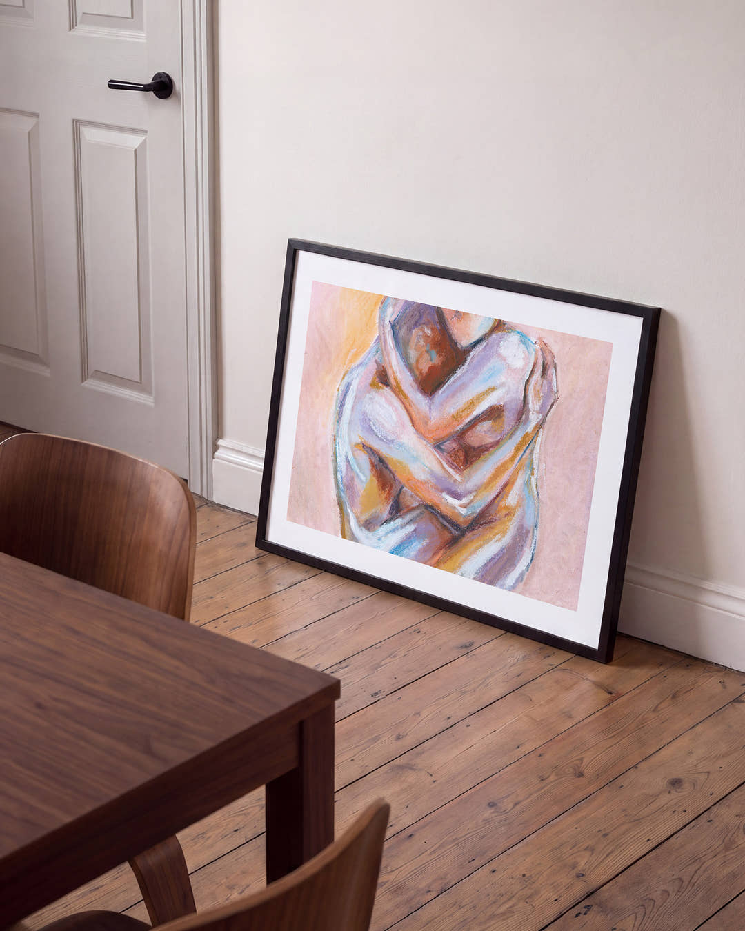 Embrace | Pastell Figuren Poster