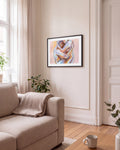 Embrace | Pastell Figuren Poster