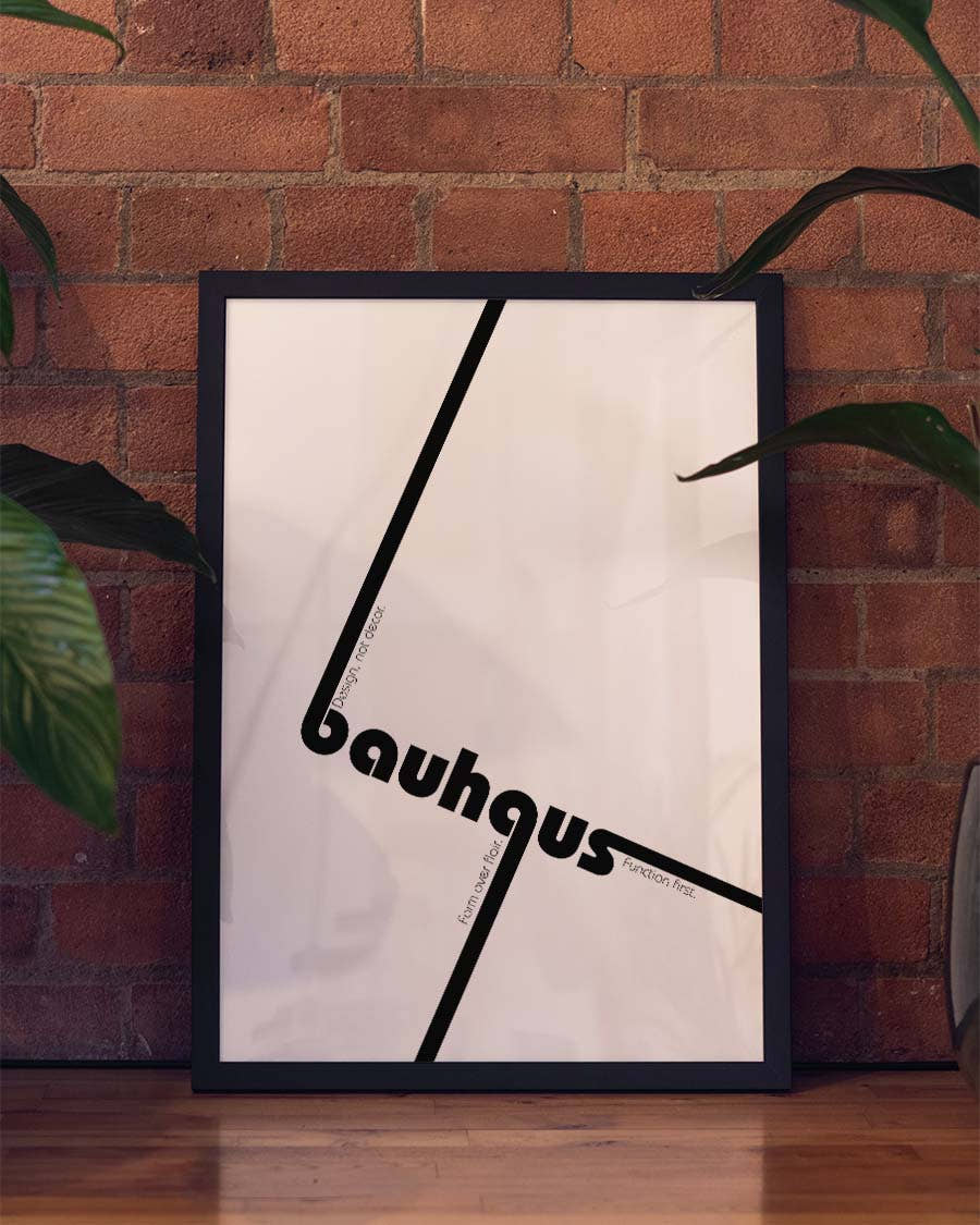 Bauhaus | Minimalistisches Poster