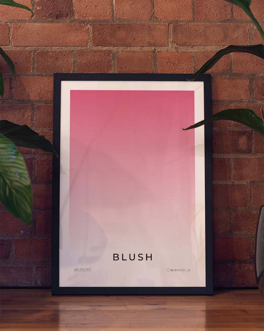 Blush | Minimalist Art Poster
