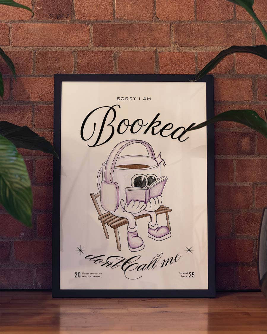 Booked | Illustration Poster