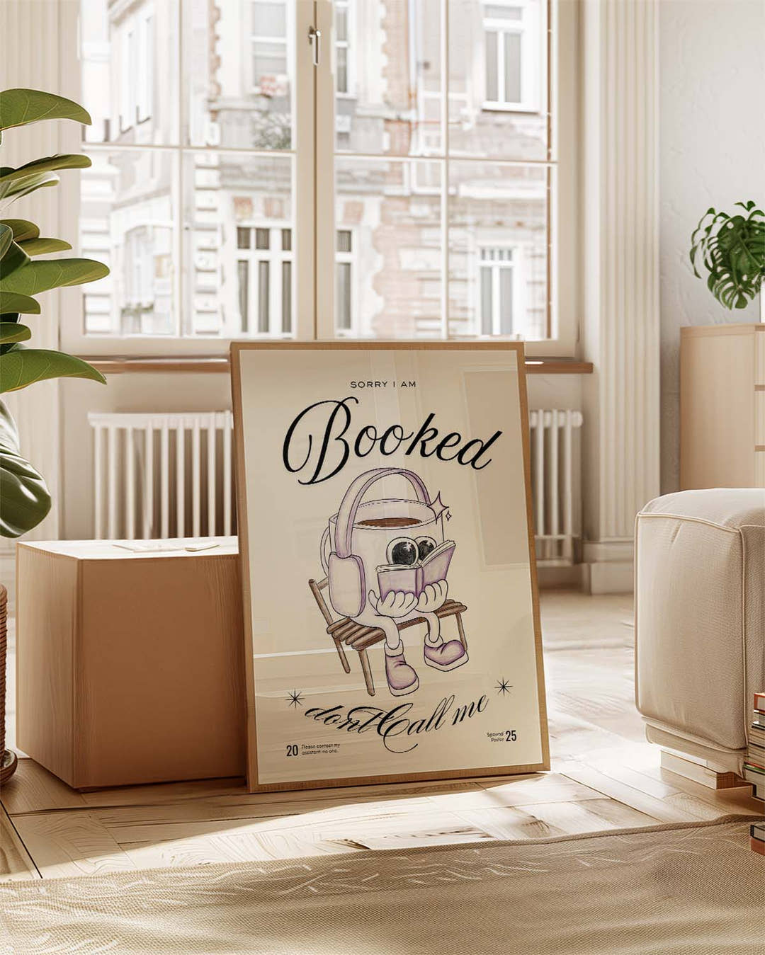 Booked | Illustration Poster