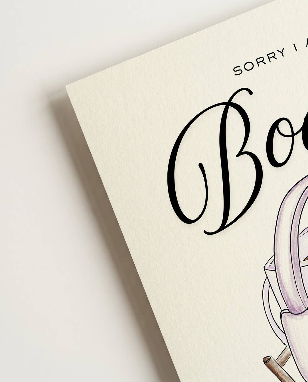 Booked | Illustration Poster